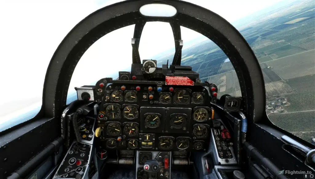 F-86 Sabre Cockpit in MSFS