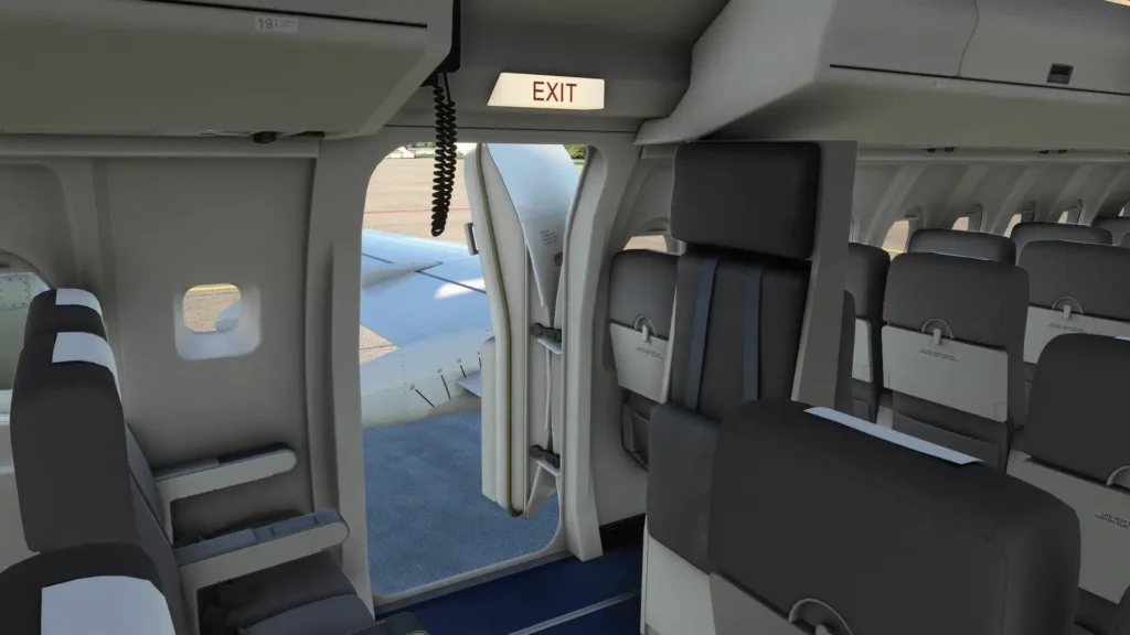 Fokker 100 interior