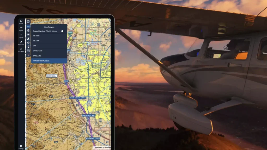 FAA Sectional Charts MSFS Ingame