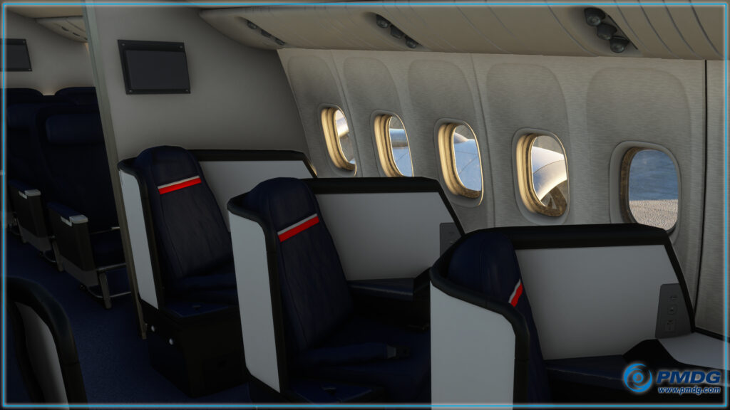 PMDG 777 Cabin