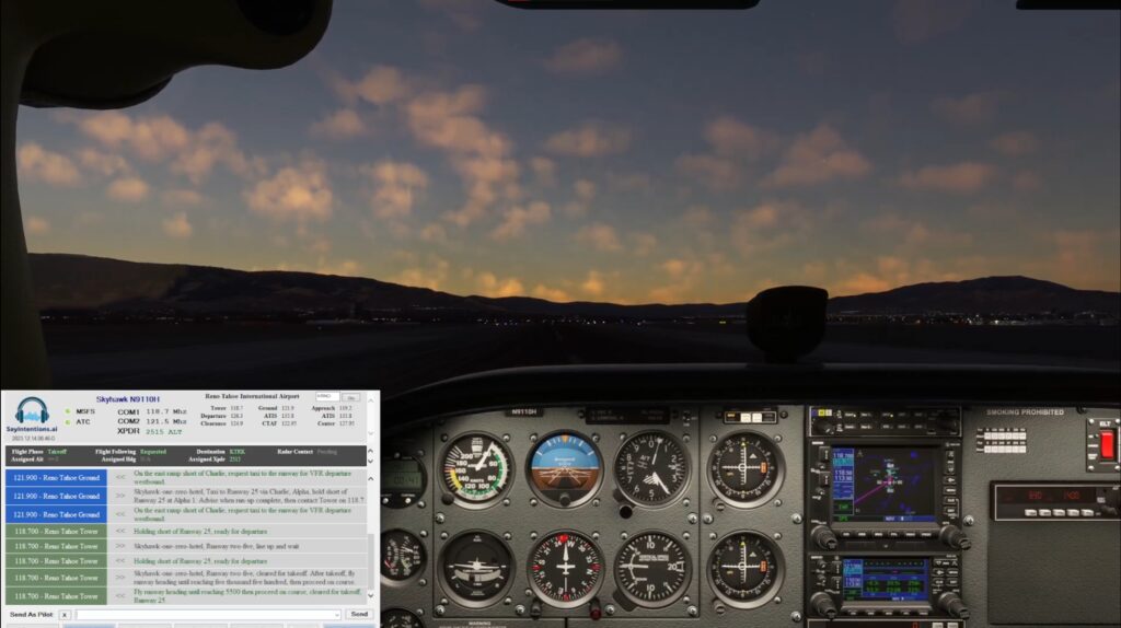 SayIntentions.ai taxi and takeoff clearances