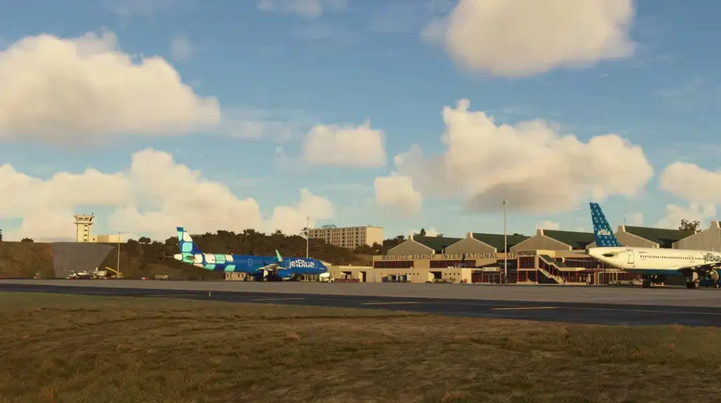 Maurice Bishop Airport in Saint George