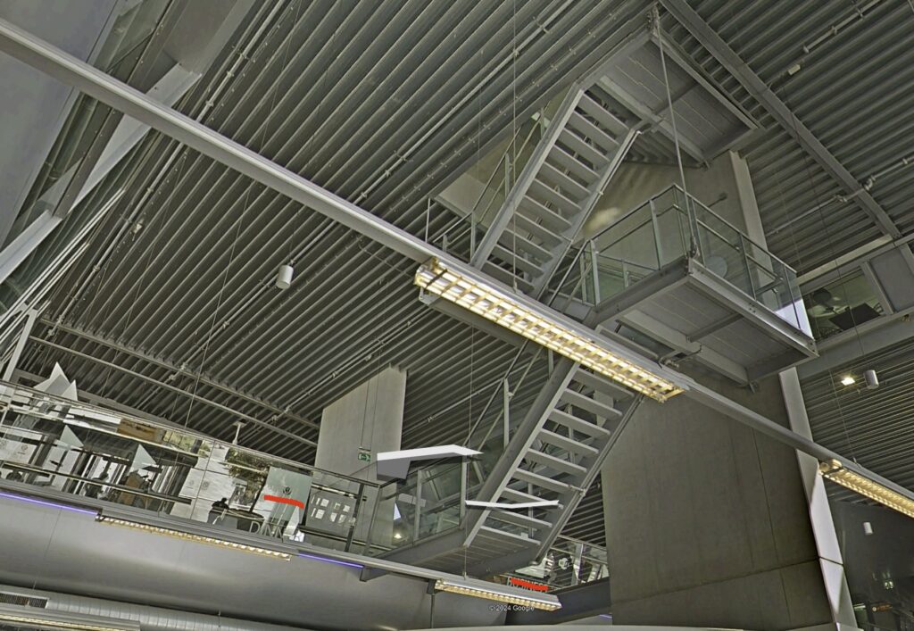 Terminal Staircase at Eindhoven Airport