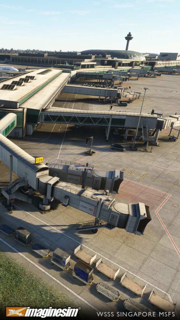 Imaginesim Singapore Airport in MSFS