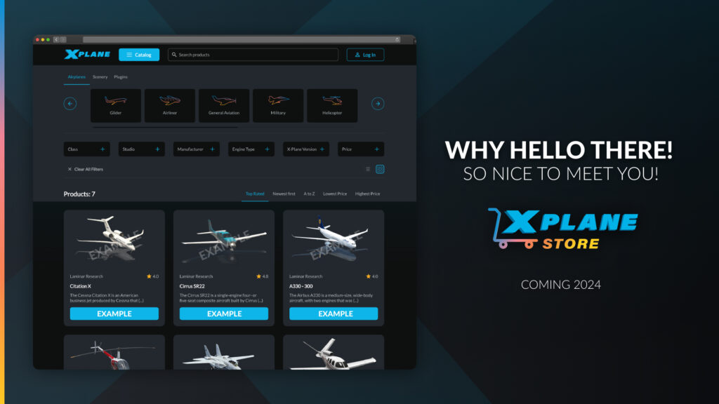 X-Plane store