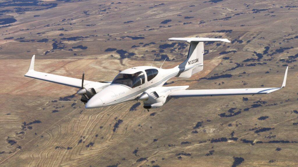 COWS DA42 MSFS engine failure