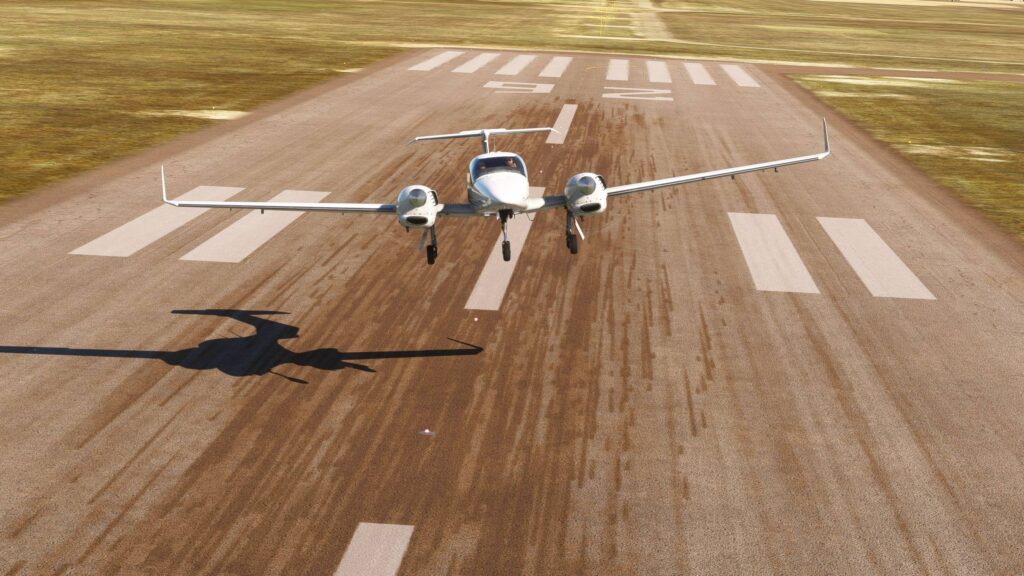 COWS DA42 Landing