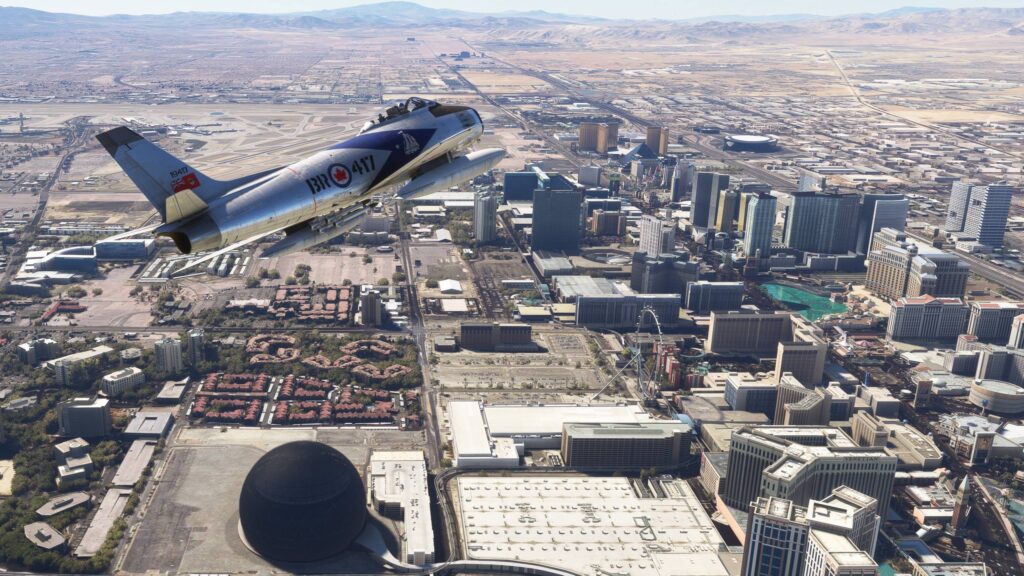 Shrike F-86F Sabre Review Over Vegas