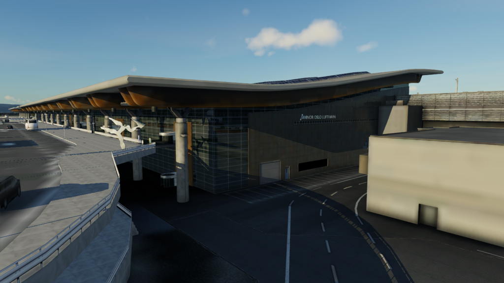 Oslo-Gardermoen X-Plane Oslo Airport Main Entrance