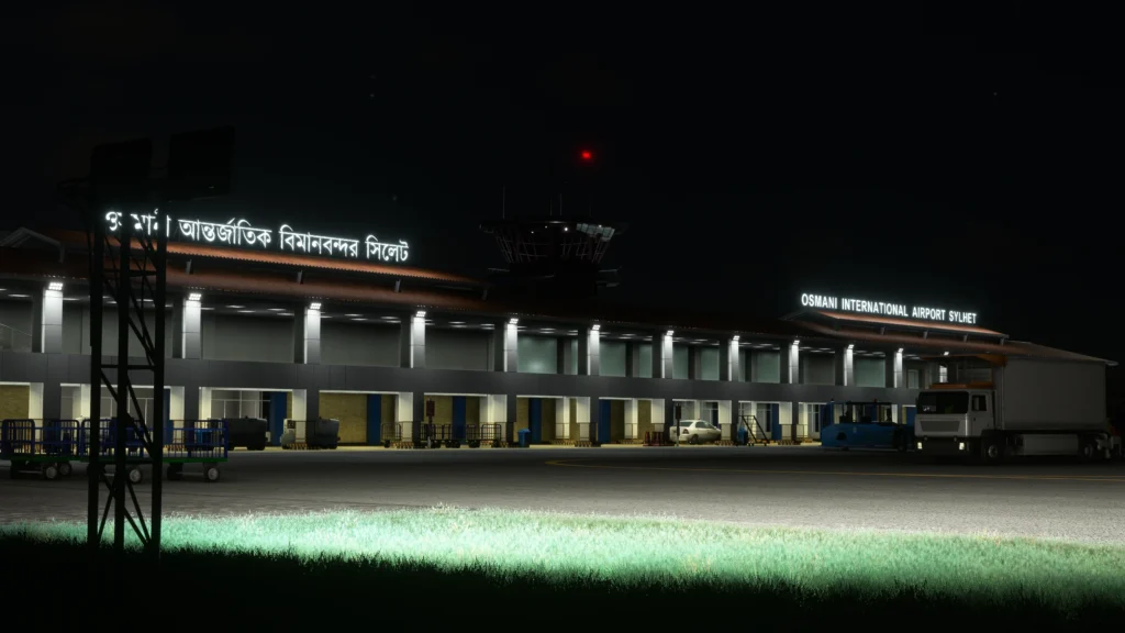 Final Approach Design Studios night lighting