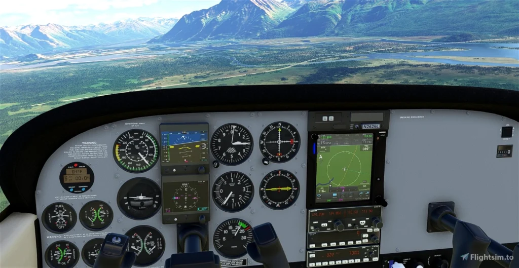 Cessna T206H Cockpit