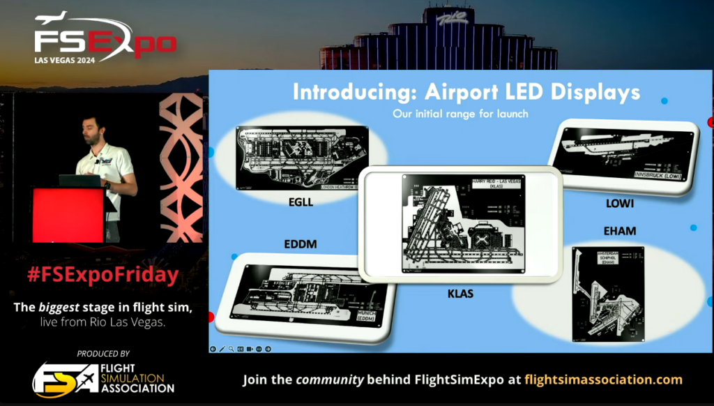 LED airport displays