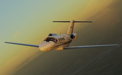 CJ525 in the sky