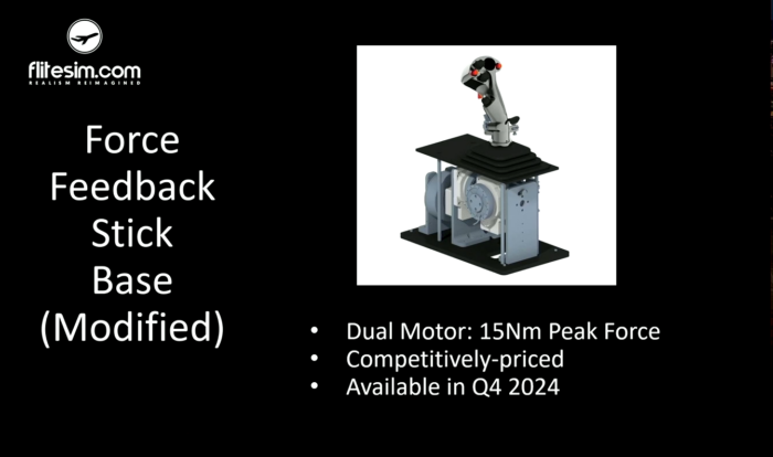image of flitesim.com's force feedback stick base