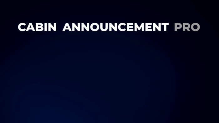 SoFly Cabin Announcement Pro