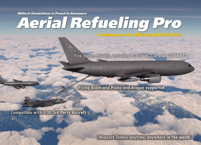 Aerial Refueling Pro for MSFS by Miltech Simulations.