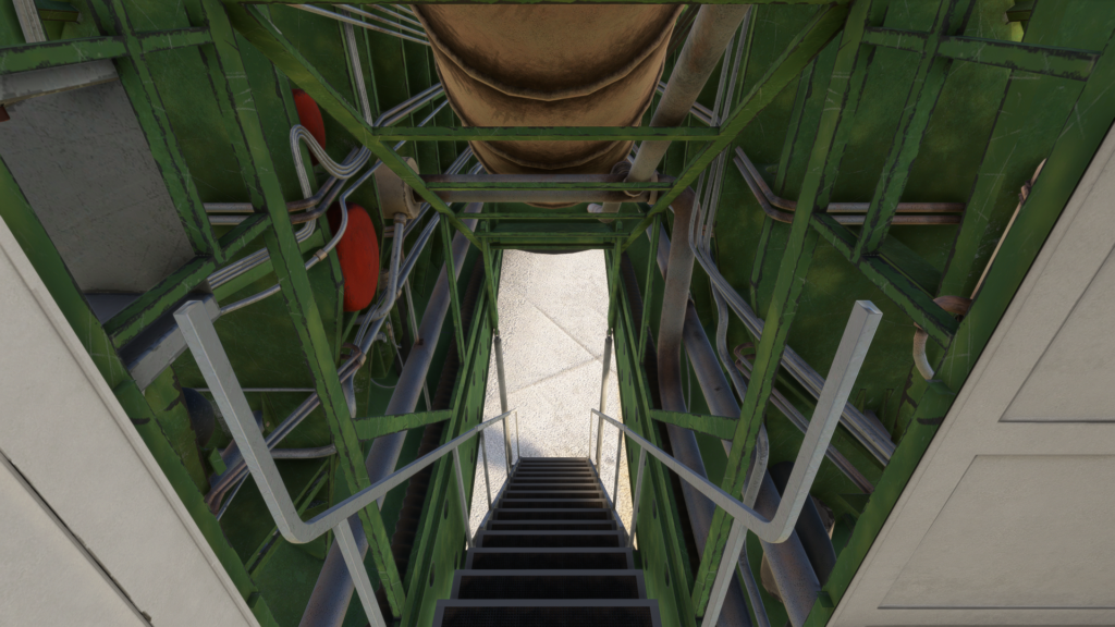 image of flightsdim studio 727 airstairs