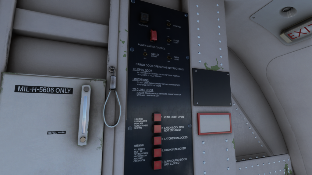 image of flightsim studio 727 galley