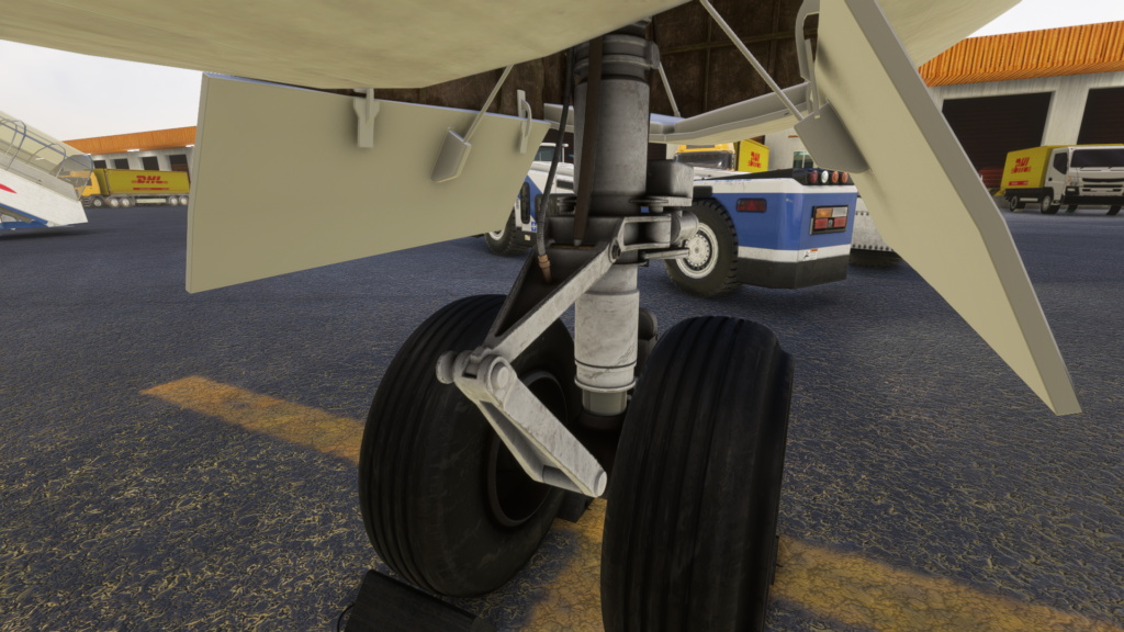 Image of FlightSim Studio 727 front gear