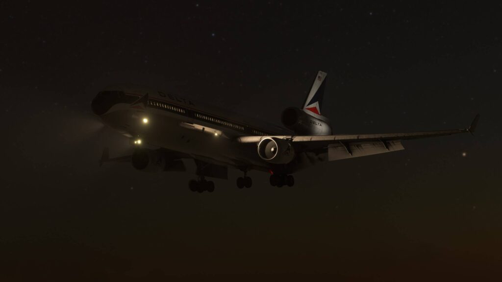 TFDi MD-11 for MSFS Review Night Lighting
