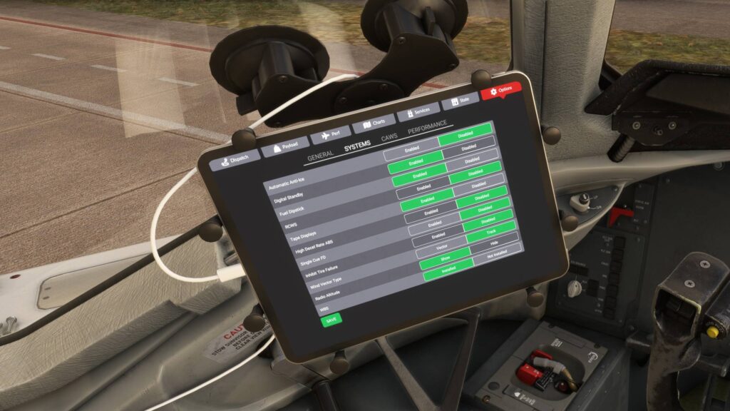 TFDi MD-11 for MSFS Review Tablet