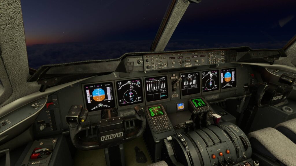 TFDi MD-11 for MSFS Review Night Lighting