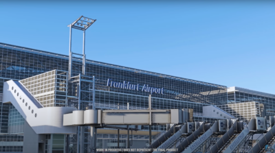 Frankfurt Airport terminal in Microsoft Flight Simulator by Aerosoft.