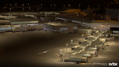 Melbourne Airport for X-Plane 12 by Orbx.