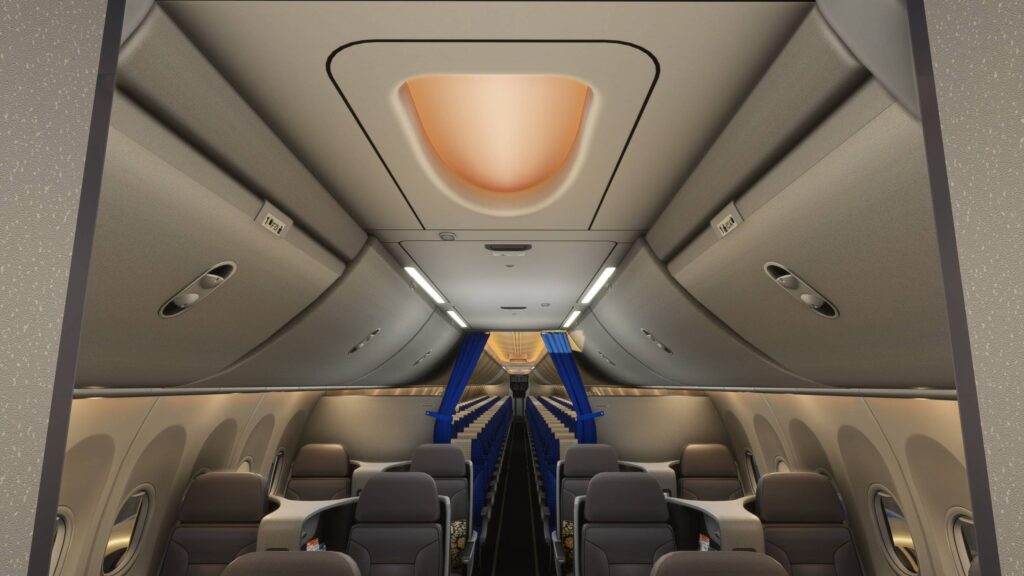 iFly 737 MAX Cabin Sunrise