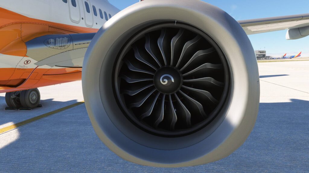 iFly 737 MAX Review Nacelle