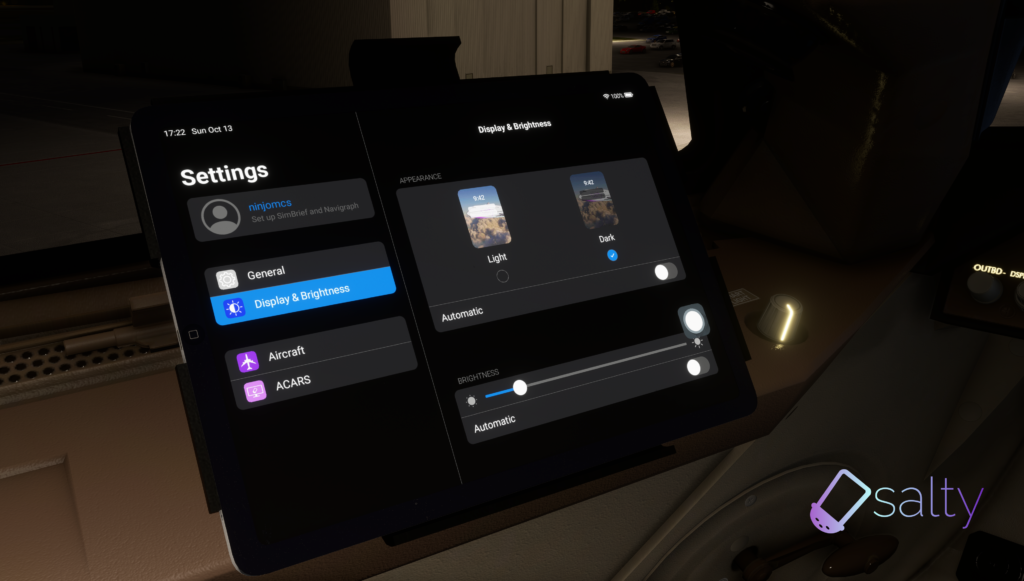 EFB settings