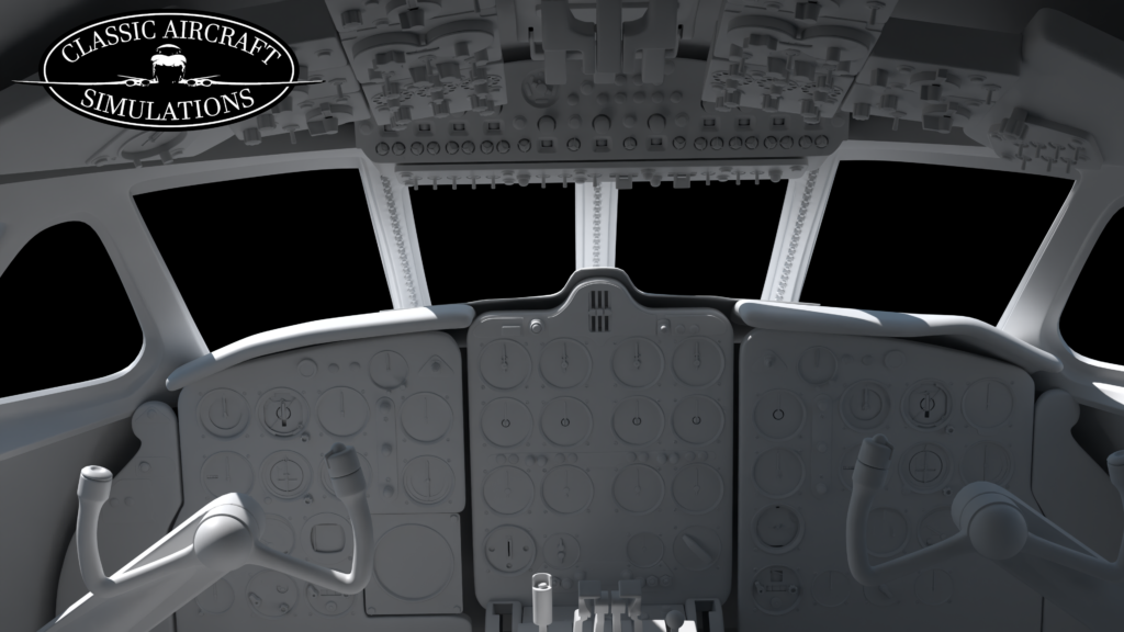 Classic Aircraft Simulations Comet 4 early outside renders