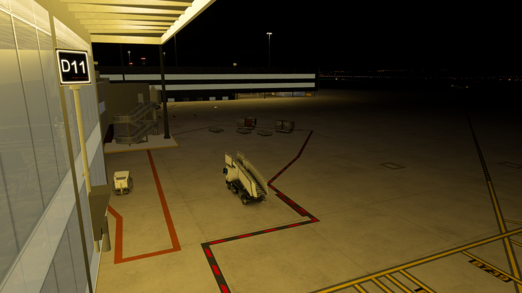 Realistic Outside Apron Lighting