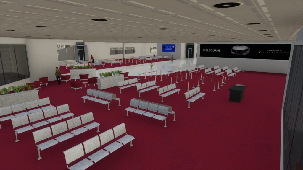 Waiting Area in the Main Terminal