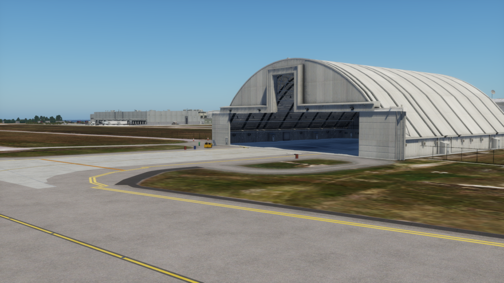Detailed modelled Hangar