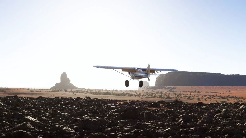 Parallel 42's ChasePlane small cub shot in MSFS
