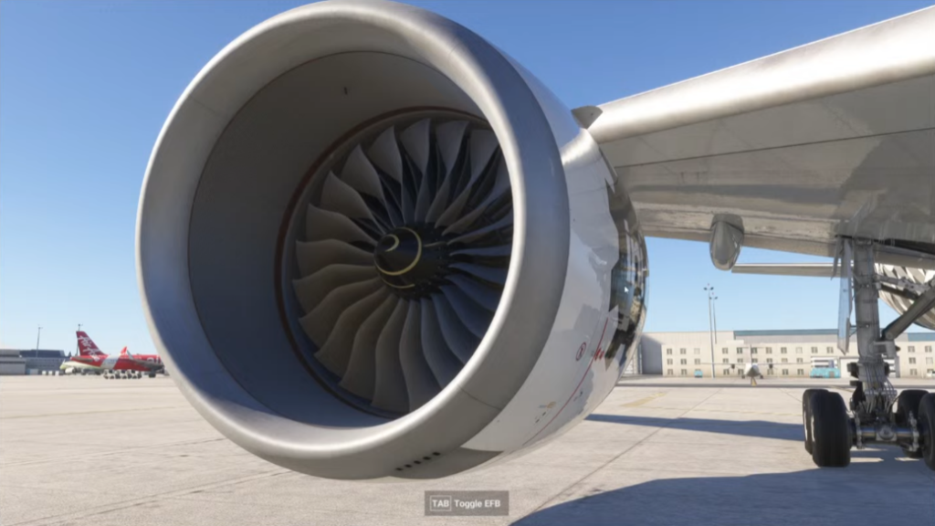 iniBuilds A350 engine fan