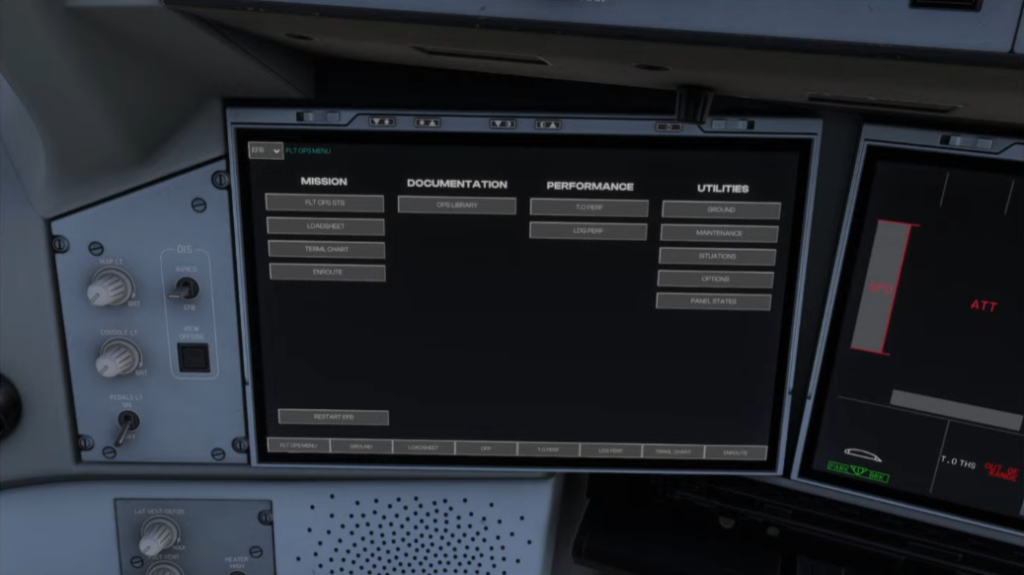 iniBuilds A350 EFB
