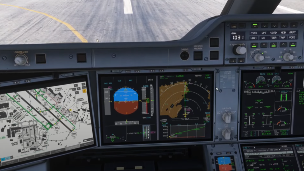 iniBuilds A350 Navigraph Charts on EFB
