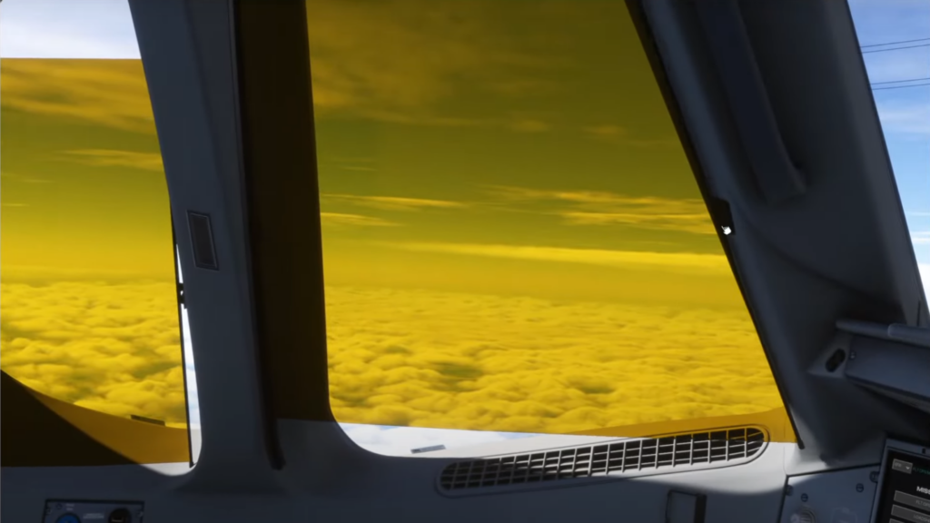 iniBuilds A350 window sunshades