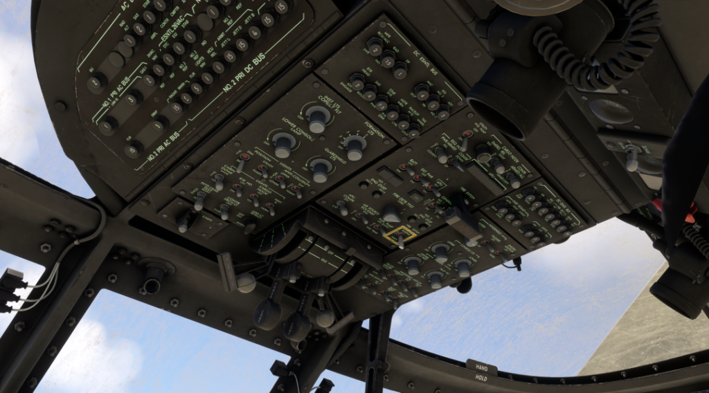 MH-60 Interior overhead