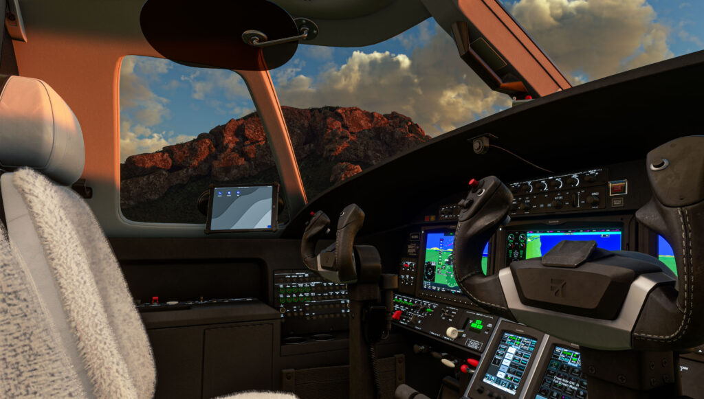 LivToAir Cessna Citation CJ3+ Shot from inside cockpit