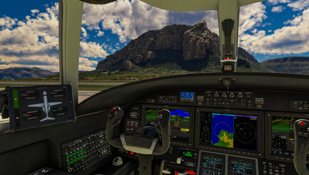 LivToAir Cessna Citation CJ3+ Cockpit shot Gibraltar