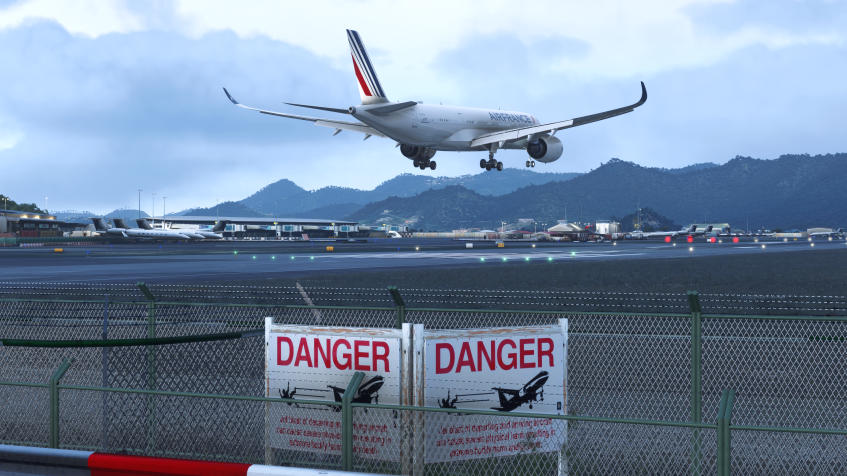 A350 landing