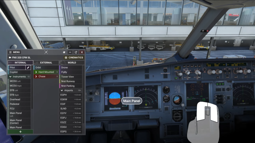 ChasePlane for MSFS Smart View movement