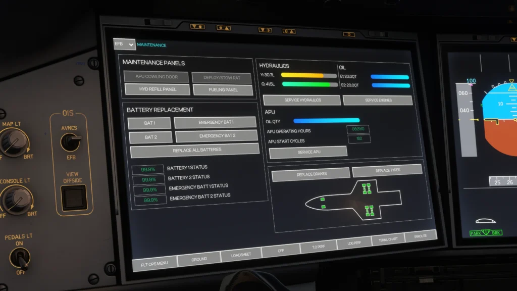 iniBuilds A350 for MSFS EFB