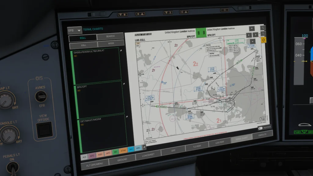 iniBuilds A350 for MSFS EFB