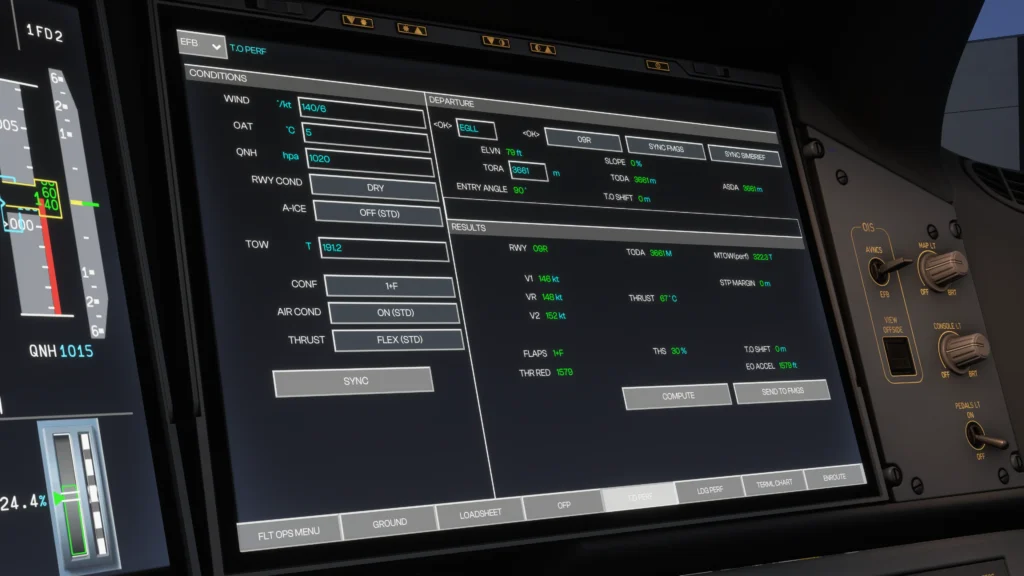 iniBuilds A350 for MSFS EFB