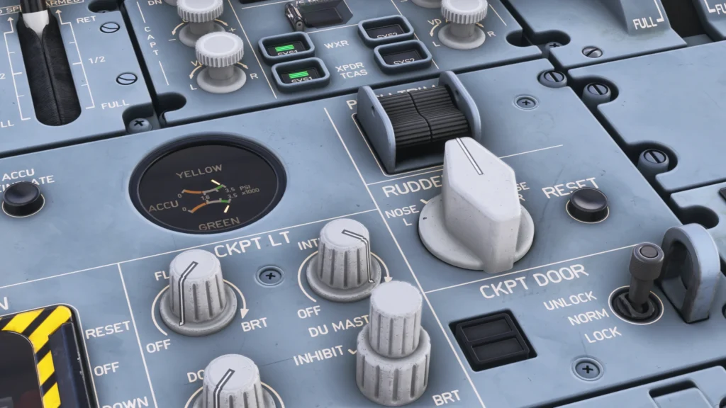 iniBuilds A350 for MSFS cockpit detail