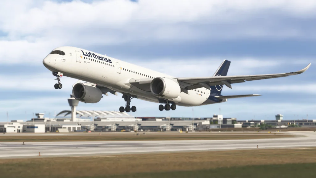 iniBuilds A350 for MSFS in Lufthansa livery